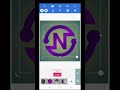 Letter N Logo Design_Cara Membuat Logo Sederhana di Pixellab Hp Android #shorts