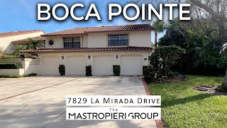 Boca Raton Home Tour | Boca Pointe | 7829 La Mirada Dr