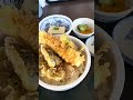 ASMR Satisfying Japanese tendon soba #asmrfood #shortsvideo #foodsounds #satisfying
