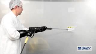 Brady | ToughWash | Washdown Resistant Labels | B - 855 | Demo