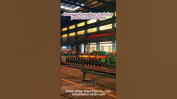 Heavy wall seamless steel pipe production workshop  #steelpipe #manufacturing #factory #workshop