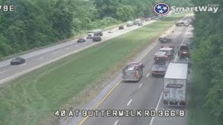 I-40 reopens on both sides in Loudon Co. after deadly crash near I-75 split