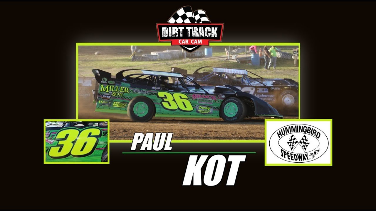 Paul Kot driving # 36 Super Late Model in the heat at Hummingbird Speedway June 4, 2022