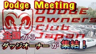 【アメ車】全国からダッジオーナーが集結！ダッジオーナーズクラブジャパン ミーティング DOCJ /dodge challenger,charger,magnum,ram,viper【ワイスピ】