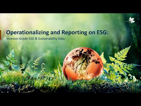 Webinar Clip #2: ESG and Sustainability Data