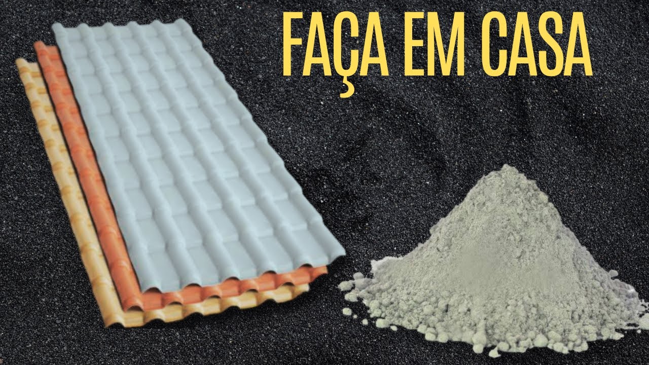 VEJA QUE DICA BRILHANTE:Ninguém compra mais:Telha Caseira impermeável colorida