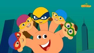 Finger Family Rhymes Nursery For Preschool Babies I Superhero Powerboy Twist I Kids Songs