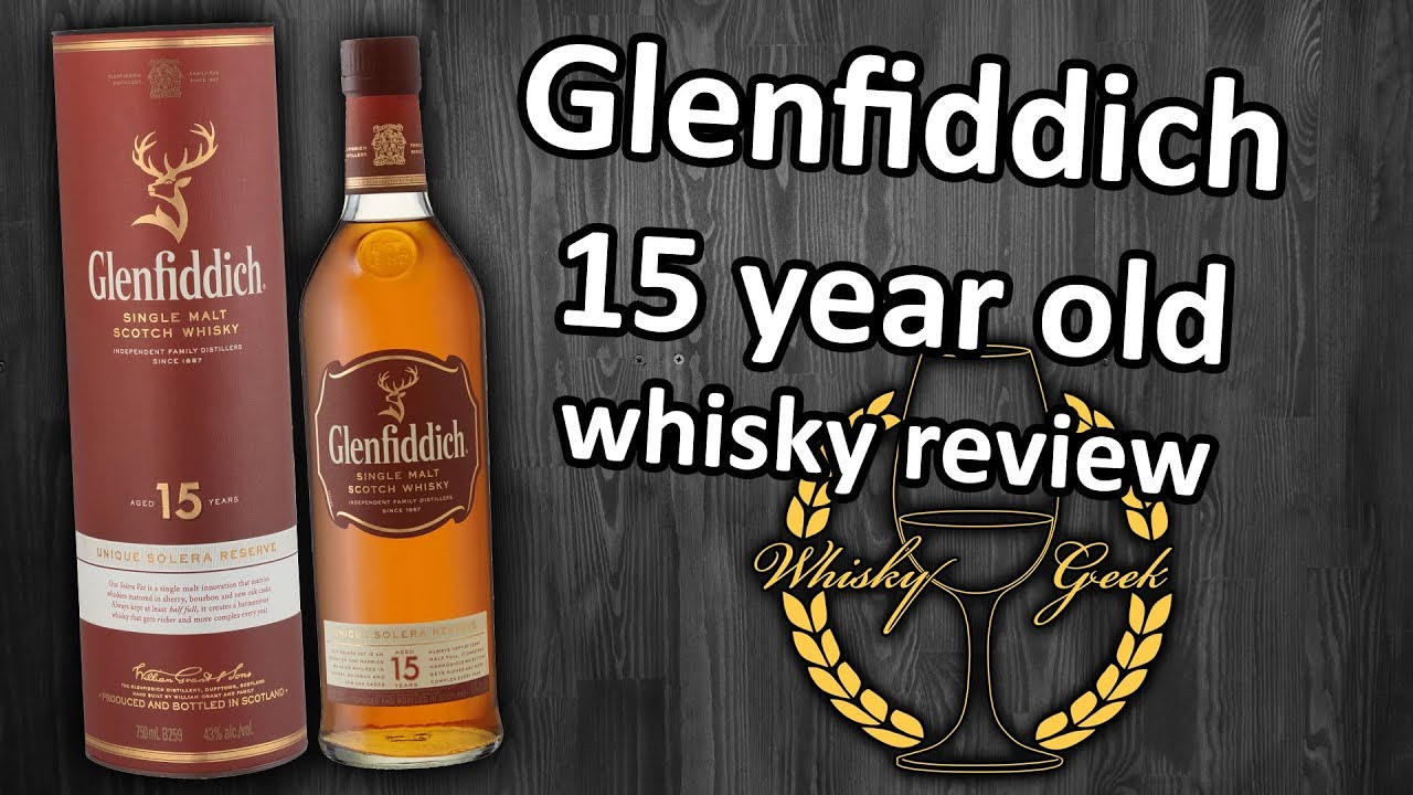 Glenfiddich 15 Year Single Malt Scotch Whisky 750mL