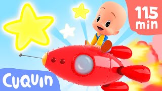Colorful rockets!  Learn and have fun with Cuquín and his balloons | Educational videos for babies