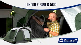 Видео о Палатка Outwell Lindale 3PA Green (111176)
