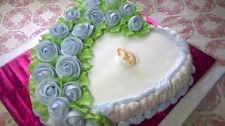 свадебный торт с кольцами
