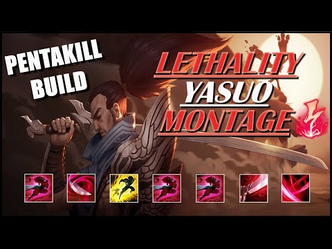 Lethality Yasuo URF Montage #4 - Oneshot Keyblades / Pentakills - League Of Legends Yasuo Plays 2020