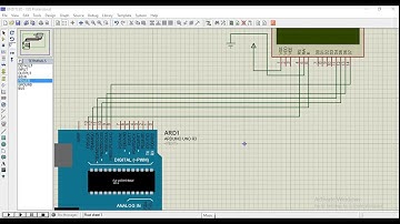 Display name on lcd using arduino uno in proteus #ptoteus_tutorial #DisplayNameLcd