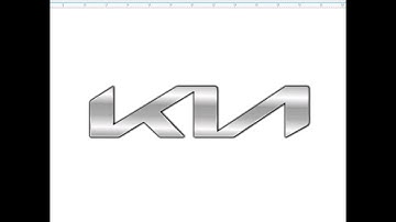 How To Draw A New KIA Logo in coreldraw||Drawing #shorts #kia #coreldraw #famouscars