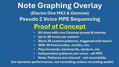 Note Graphing Overlay for Osmose and Electra One (Proof of Concept)