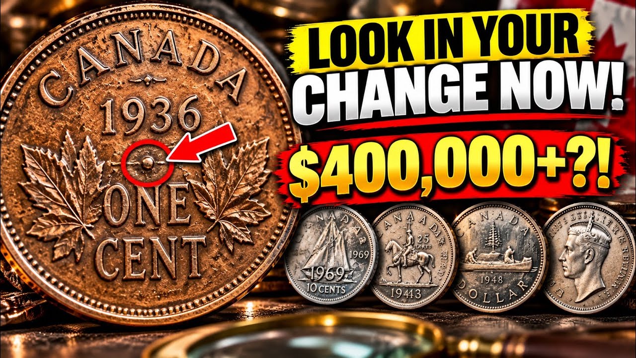 Find These 5 Canadian Coins & You're a Millionaire!