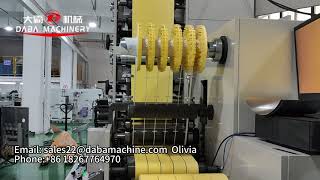 Clothing Price Tag Flexo Printing Machine With Die Cutting Unit in Workshop