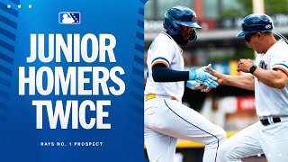 Junior Caminero hits two home runs for Durham | MiLB Highlights