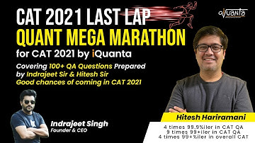 Last Lap QA Mega Marathon  Part 2 by iQuanta (100 Questions) | iQuanta CAT Course