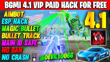 BGMI HACK 4.1 | BGMI 4.1 MOD APK | BGMI ESP HACK | BGMI NEW HACK TODAY | HOW TO HACK BGMI HACK