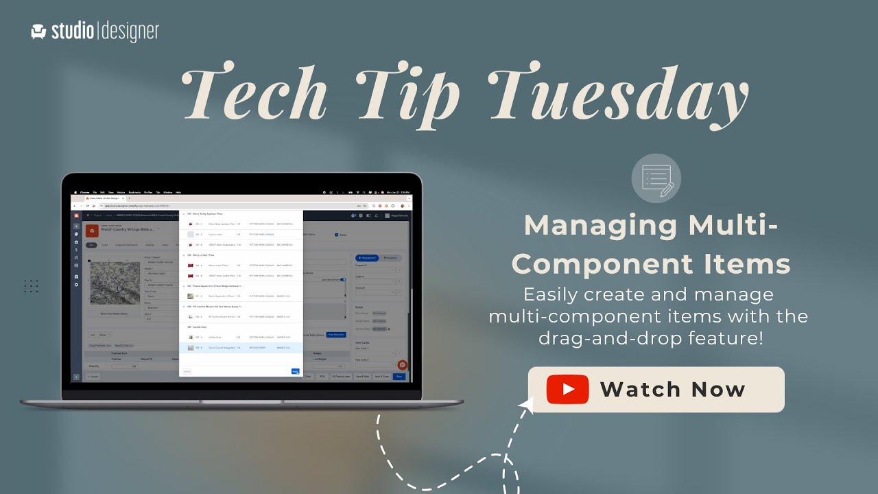 Tech Tip - Items: Component Drag and Drop - YouTube
