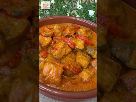 BONITO🐟con TOMATE🍅y PIMIENTOS🌶️, receta tradicional fácil que está buenísima🥰