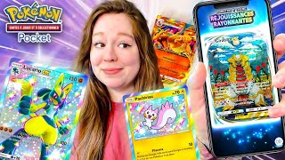 J’AI EU LA MEILLEURE CARTE DE LA SÉRIE ! ✨ OUVERTURE POKÉMON POCKET RÉJOUISSANCE RAYONNANTES !