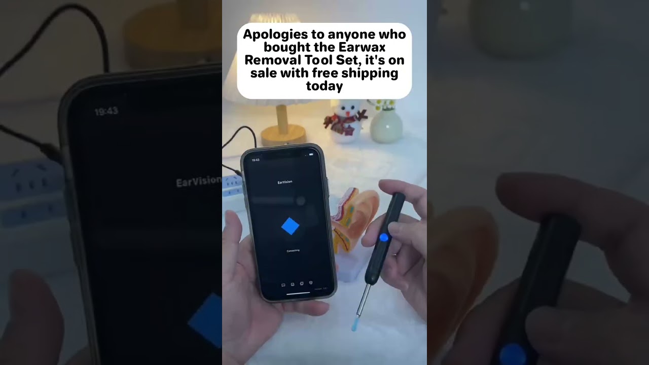 Portable Ear Wax Removal Tool with Camera & LED Light for Hygiene & Clear Hearing