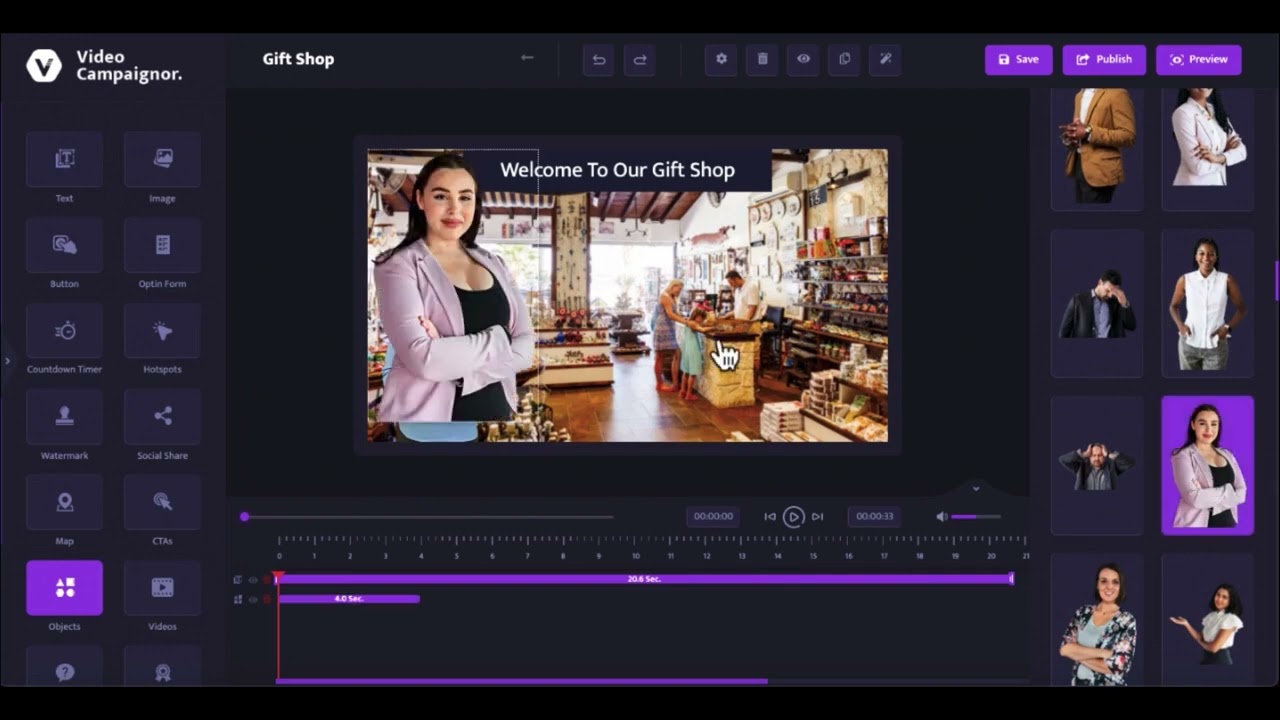 YouTube player