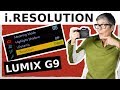 i.Resolution Lumix G9 – Sharpening photos in LUMIX cameras