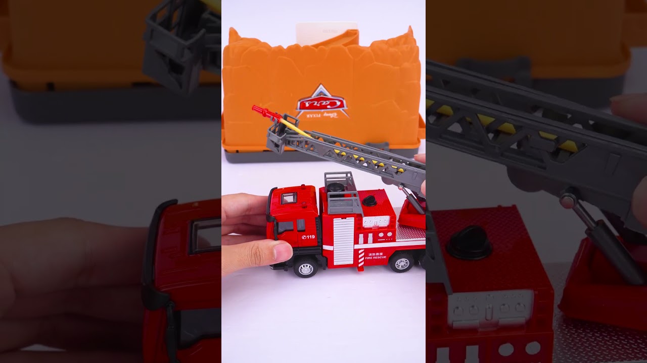 Fire Truck Model McQueen Cars - ASMR 
