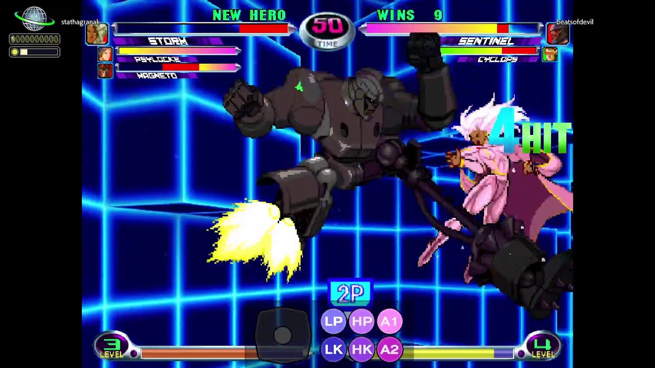 MvC2 Netplay