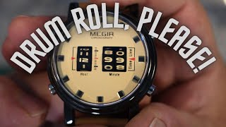 Megir Drum Watch - Unboxing - How To Set - First AliExpress Summer Sale Arrival! - Fun Time Machine!