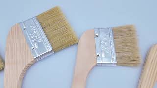 YUDA Multi-Size Natural Bristle Paint Brush | 3 Brushes in 1 – Pro Finish Tool! #painting #brush