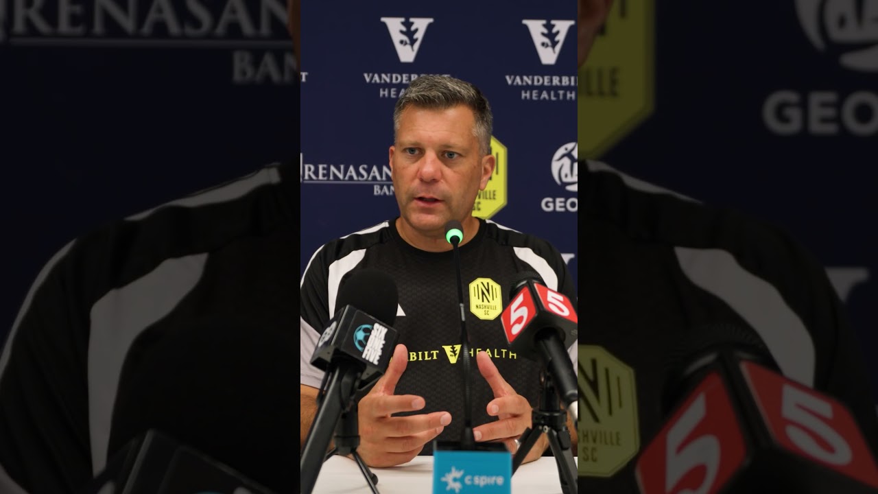 Adapting within the framework 💪#MLS #Nashville #pressconferenence #soccer