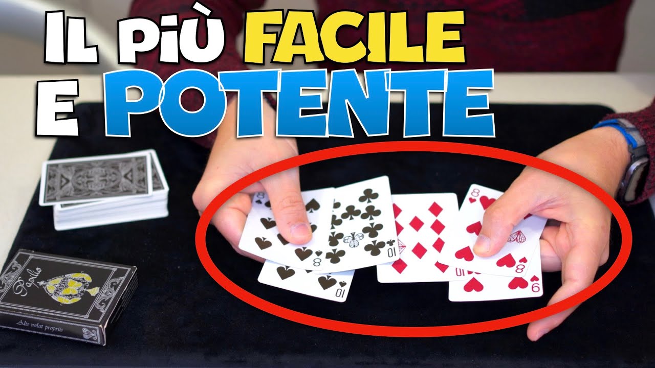 ACQUA E OLIO – Il più FACILE ma più POTENTE! TRUCCO di magia con le carte TUTORIAL