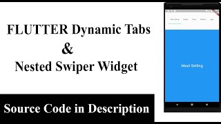 Flutter Tutorials - Flutter dynamic tabs - Flutter swiper - Flutter UI