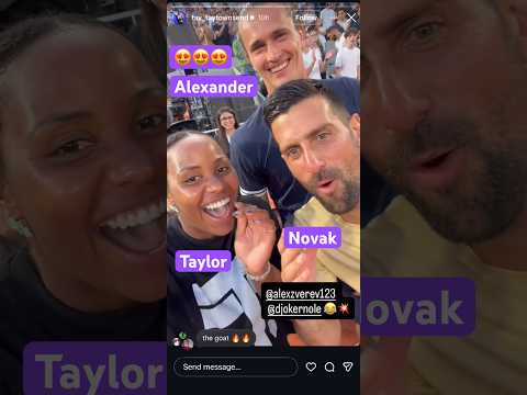 Video Taylor Townsend, Alexander Zverev, Novak Djokovic at Gael Monfils farewell event