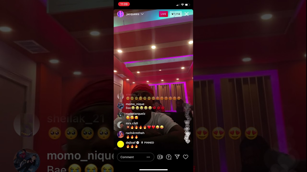 Jacquees IG live 4.15.21
