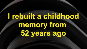This simple technique rebuilt a 52 year old childhood memory