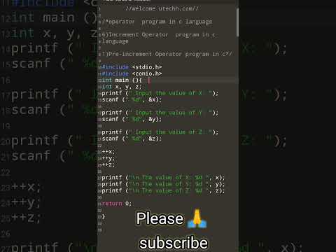 C Increment Operator | ++ increment operator in c | types of c operator ...