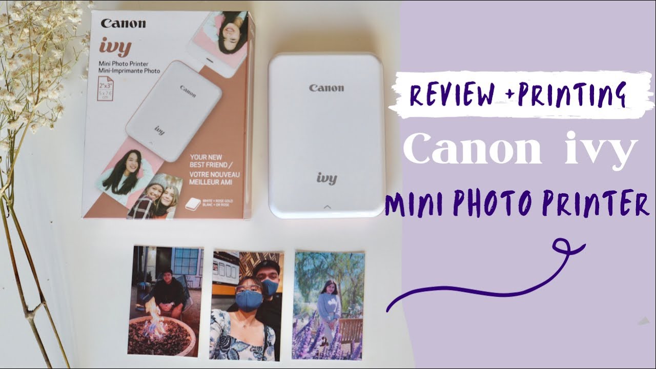 Canon Ivy Mini imprimante photo mobile (or rose) avec papier photo