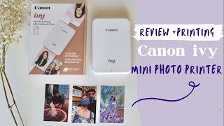 CANON IVY Mini Photo Printer | review & set-up + printing screenshot 4