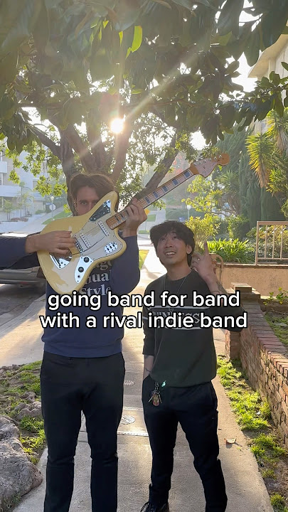Going Band for Band with a Rival Indie Band #indie #indieband #bandmemes