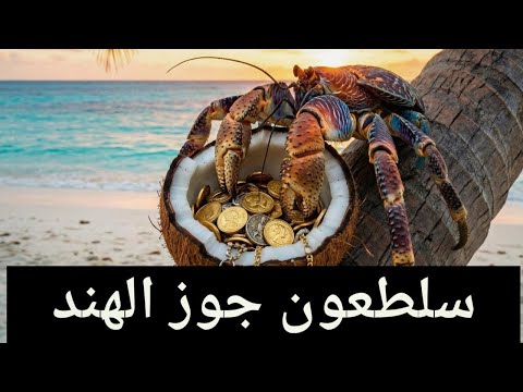 سرطان بحر بحجم قطة بمخالب أقوى من فك كلب سارق النخيل 
