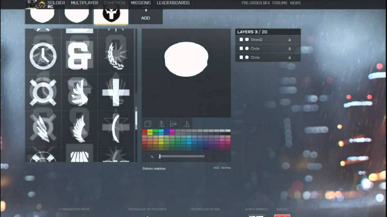 SPEED ART emblem in BF4 devil deadhead - YouTube