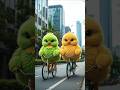 &quot;Adorable Chicks on Bikes: City Adventure Time! 🐤🚴‍♀️✨&quot;