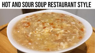 Hot And Sour Soup Restaurant Style | White Soup Recipe | How To Make Hot And Sour Soup | FH
