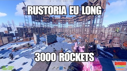 THE BIGGEST ONLINE RAID IN RUST HISTORY | +3000 ROCKETS |  RUSTORIA EU LONG
