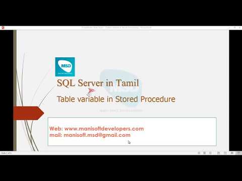 SQL server in